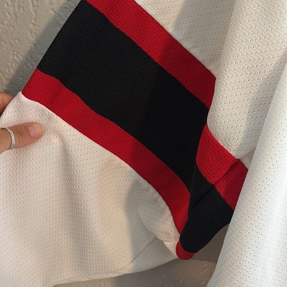 CCM White Jersey with Red and Black Accents - Picture 2 of 4